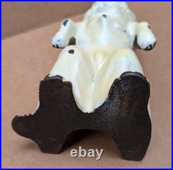 Antique 1931 Cast Iron Dog Doorstop Sitting Malamute by Dick Bros Reading PA Antique 1931 Cast Iron Dog Doorstop Sitting Malamute by Dick Bros Reading PA