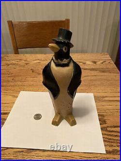 Antique # 463 Hubley Toy Co. USA Cast Iron Penguin Doorstop