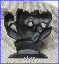 Antique Albany Foundry #148 Tulips Cast Iron Doorstop