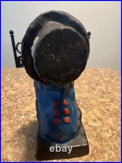 Antique Alice In Wonderland's Mad Hatter Cast Iron Doorstop #666