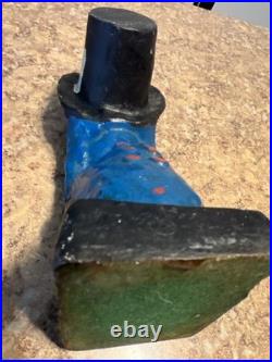 Antique Alice In Wonderland's Mad Hatter Cast Iron Doorstop #666