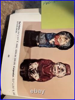 Antique Alice In Wonderland's Mad Hatter Cast Iron Doorstop #666