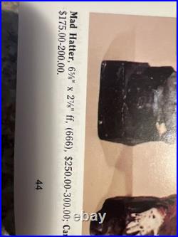 Antique Alice In Wonderland's Mad Hatter Cast Iron Doorstop #666