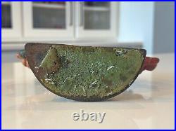 Antique Americana Hubley Cast Iron Decorative Flower Basket Doorstop Antique Americana Hubley Cast Iron Decorative Flower Basket Doorstop