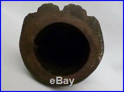 Antique Black Cat Doorstop Albany Foundry Cast Iron