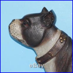 Antique Boston Terrier Dog Cast Iron B&h Doorstop Bradley & Hubbard
