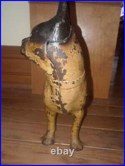 Antique Boston Terrier cast Iron Door Stop Collectible