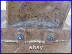 Antique Bradley Hubbard Victorian Garden Statue Lady Art Cast Iron Doorstop 7796