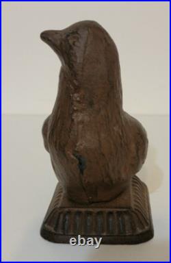 Antique Cast Iron Bird Door Stop Pigeon/Dove