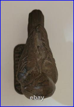 Antique Cast Iron Bird Door Stop Pigeon/Dove