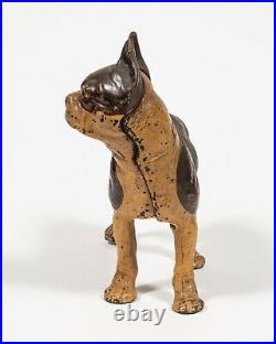 Antique Cast Iron Bull Dog No. 1 Boston Terrier Door Stop