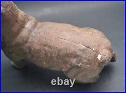 Antique Cast Iron Bunny Rabbit Doorstop Garden Decoration Lifesize
