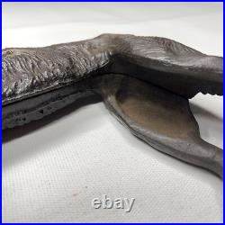 Antique Cast Iron Dog Doorstop Hubley Style Borzoi Whippet Wolf Hound Statue