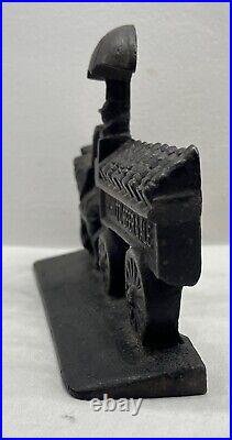 Antique Cast Iron Doorstop SCHULTZ BEER & ALE Wagon