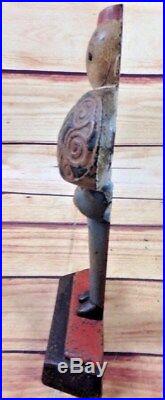 Antique Cast Iron Doorstop The Messenger By Hubley Designed By Fish