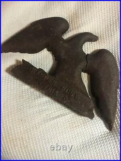 Antique Cast Iron Eagle Kasper Foundry Elyria doorstop mill weight