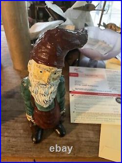 Antique Cast Iron Gnome Door Stop Or Yard Decor