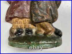 Antique Cast Iron HUBLEY Cat Twin Kittens Grace Drayton Doorstop Original Paint