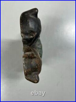 Antique Cast Iron HUBLEY Cat Twin Kittens Grace Drayton Doorstop Original Paint