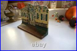 Antique Cast Iron House with Woman Doorstop Eastern Specialty Mfg. No. 50 Good Antique Cast Iron House with Woman Doorstop Eastern Specialty Mfg. No. 50 Good
