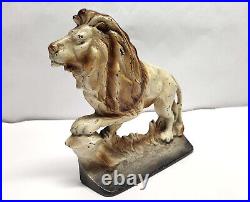 Antique Cast Iron Lion Doorstop