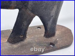 Antique Cast Iron Metal DOORSTOP Door Stop BOOT SCRAPER Standing CAT KITTEN Antique Cast Iron Metal DOORSTOP Door Stop BOOT SCRAPER Standing CAT KITTEN