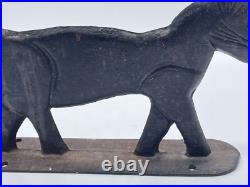 Antique Cast Iron Metal DOORSTOP Door Stop BOOT SCRAPER Standing CAT KITTEN Antique Cast Iron Metal DOORSTOP Door Stop BOOT SCRAPER Standing CAT KITTEN