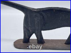 Antique Cast Iron Metal DOORSTOP Door Stop BOOT SCRAPER Standing CAT KITTEN Antique Cast Iron Metal DOORSTOP Door Stop BOOT SCRAPER Standing CAT KITTEN