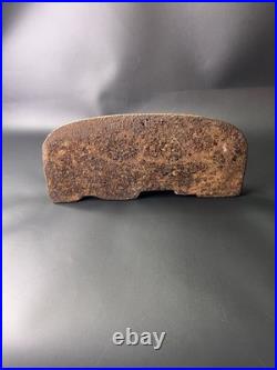 Antique Cast Iron Nautical Figural Doorstop Lighthouse & Keeper's Seaside Home