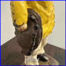 Antique Cast Iron Old Salt Nautical Sailor Fisherman Doorstop