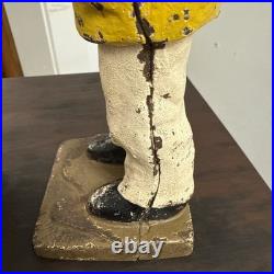 Antique Cast Iron Old Salt Nautical Sailor Fisherman Doorstop