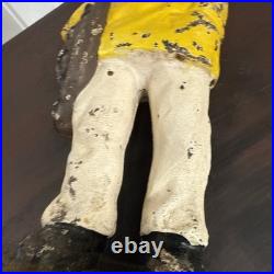 Antique Cast Iron Old Salt Nautical Sailor Fisherman Doorstop