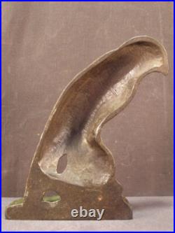 Antique Cast Iron Parrot Bird Audubon Statue Budgie Figurine Doorstop Orig Paint Antique Cast Iron Parrot Bird Audubon Statue Budgie Figurine Doorstop Orig Paint