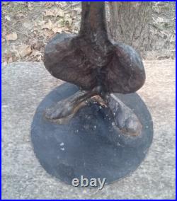 Antique Cast Iron Rabbit Statue Doorstop
