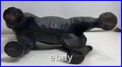 Antique Cast Iron Scottie Terrier Dog Hubley Doorstop 1930's