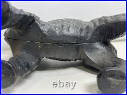 Antique Cast Iron Scottie Terrier Dog Hubley Doorstop 1930's