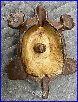 Antique Cast Iron Title Doorstop / Garden Ornament Figure with Underside Peg