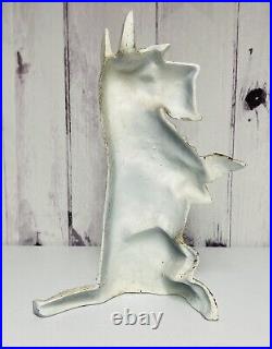 Antique Cast Iron Westie White Terrier Dog Doorstop 14 Door Stop