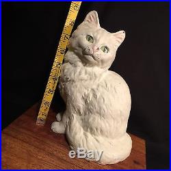Antique Cat Hubley Doorstop Cast Iron Persian Made in USA PRIORITY MAIL