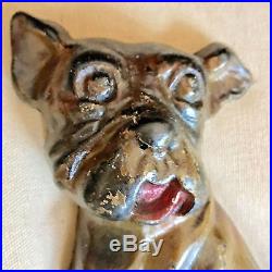 Antique Creations Co. Mutt & Bone Cast Iron Whimsical Terrier Dog Art Doorstop