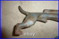 Antique Dachshund Dog Boot Scraper Cast Iron Doorstop 22 30 Lbs