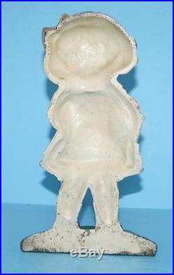 Antique Dolly Dimple with Doll Cast Iron Hubley Doorstop Grace Drayton