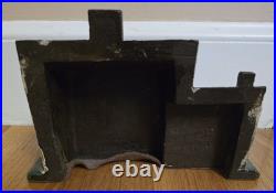 Antique Door Stop Heavy Cast Iron Cape style house 4 inches high by 7-1/4 wide