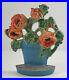 Antique_Garden_Poppies_In_Clay_Pot_Flowers_Cast_Iron_Hubley_Doorstop_Americana_01_sbww