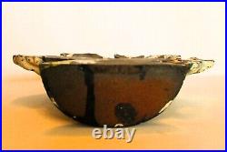 Antique HUBLEY #256 PANSY BOWL Cast Iron Doorstop/Bookend Completely Original