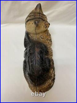 Antique Heavy Cast Iron Cat Doorstop