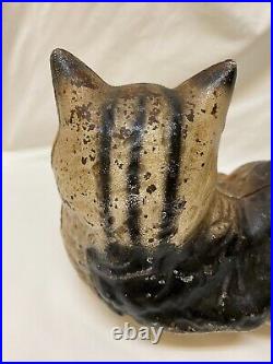 Antique Heavy Cast Iron Cat Doorstop