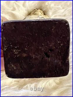 Antique Heavy Cast Iron Fisherman Doorstop Ships Captain Nautical