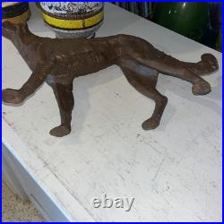 Antique Hubley 16 Borzoi Whippet Wolfhound Cast Iron Dog Doorstop Statue Antique Hubley 16 Borzoi Whippet Wolfhound Cast Iron Dog Doorstop Statue