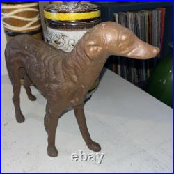 Antique Hubley 16 Borzoi Whippet Wolfhound Cast Iron Dog Doorstop Statue Antique Hubley 16 Borzoi Whippet Wolfhound Cast Iron Dog Doorstop Statue